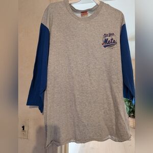 Mets Raglan Sleeve T-shirt NEW